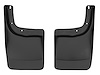 57411 Rear Mud Guards for 1997-2003 Ford F-150, 1997-1998 Ford F-250, and 2004 Ford F-150 Heritage [Black] - image 1