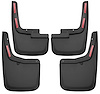 58456 Front & Rear Mud Guards for 2015-2020 Ford F-150 [Black]