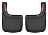 58471 Front Mud Guards for 2017-2022 Ford F-250 Super Duty and 2017-2022 Ford F-350 Super Duty [Black] - image 1