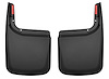 59461 Rear Mud Guards for 2017-2024 Ford F-250 Super Duty and 2017-2024 Ford F-350 Super Duty [Black] - image 1