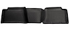 61471 Classic 2nd Row Floor Liners for 2004-2007 Chevrolet and GMC Models [Black] - image 1