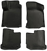 89311 Classic Front & 2nd Row Floor Liners for 1998-2010 Volkswagen Models [Black] - image 1