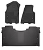94001 WeatherBeater Front & 2nd Row Floor Liners for 2019-2024 Ram 1500 [Black] - image 1