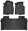 94021 WeatherBeater Front & 2nd Row Floor Liners Fits Select Chevrolet and GMC Models [Black] - image 1