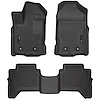 94101 WeatherBeater Front & 2nd Row Floor Liners for 2019-2023 Ford Ranger [Black] - image 1