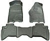 WeatherBeater Floor Liner Gray 2 pc. Front And 1 pc. Rear - image 1