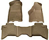 WeatherBeater Floor Liner Tan 2 pc. Front And 1 pc. Rear - image 1