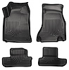 98021 WeatherBeater Front & 2nd Row Floor Liners for 2008-2010 Dodge Challenger [Black] - image 1