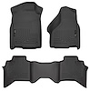 98031 WeatherBeater Front & 2nd Row Floor Liners for 2002-2009 Dodge Models [Black] - image 1