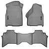 98032 WeatherBeater Front & 2nd Row Floor Liners for 2002-2009 Dodge Models [Grey] - image 1