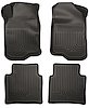 98111 WeatherBeater Front & 2nd Row Floor Liners for 2007-2009 Saturn Aura and 2008-2012 Chevrolet Malibu [Black] - image 1