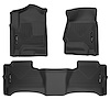 98231 WeatherBeater Front & 2nd Row Floor Liners for 2014-2019 Chevrolet and GMC Models [Black]