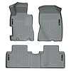 98412 WeatherBeater Front & 2nd Row Floor Liners for 2006-2011 Honda Civic [Grey] - image 1