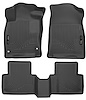 98461 WeatherBeater Front & 2nd Row Floor Liners for 2016-2021 Honda Civic and 2019-2021 Honda Insight [Black] - image 1