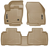 98783 WeatherBeater Front & 2nd Row Floor Liners for 2015-2024 Ford Edge [Tan] - image 1