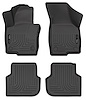 98831 WeatherBeater Front & 2nd Row Floor Liners for 2011-2018 Volkswagen Models [Black] - image 1