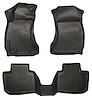 98841 WeatherBeater Front & 2nd Row Floor Liners for 2010-2012 Subaru Legacy and 2010-2012 Subaru Outback [Black] - image 1