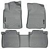 98902 WeatherBeater Front & 2nd Row Floor Liners for 2012-2017 Toyota Camry [Grey] - image 1