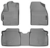 98922 WeatherBeater Front & 2nd Row Floor Liners for 2010-2014 Toyota Models [Grey] - image 1