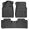 99561 WeatherBeater Front & 2nd Row Floor Liners for 2014-2021 Toyota Tundra [Black] - image 1