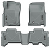 99572 WeatherBeater Front & 2nd Row Floor Liners for 2013-2024 Toyota 4Runner and 2014-2023 Lexus GX460 [Grey] - image 1