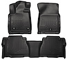 99591 WeatherBeater Front & 2nd Row Floor Liners for 2012-2013 Toyota Tundra and 2012-2013 Toyota Tundra CrewMax [Black] - image 1