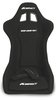 Genesys II Hard Shell Racing Seat with Removable Bolsters [Fiberglass Composite, Black] - image 2