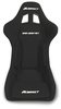 Genesys II Hard Shell Racing Seat with Removable Bolsters [Fiberglass Composite, Black] - image 4