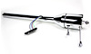 1967-72 Chevy Truck Tilt Floor Shift with Rack - Chrome - image 1