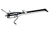 CUSTOM 1976-77 Ford Bronco Tilt Column Shift Steering Column - Chrome - image 1