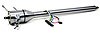 Universal Tilt Floor Shift Steering Column Length: 16" - image 1