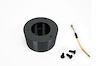 Black Powder Coated 3-Bolt Adapter 1970-74 Cuda/Challenger - image 1