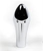 Retro Gear Shift Knob Brushed Aluminum - image 1