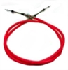 Automatic Transmission Shifter Cable, 6 ft. [Stud/Threaded Ends, Black Jacket]
