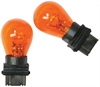 Incandescent 3157 Waffle Mount Bulbs Amber