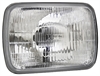 7" x 6" Rectangular Conversion Headlight Plain does not include bulb