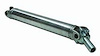 Custom Aluminum Driveshaft, Polished 3" Tube [1310 Series U-Joints & Chrome Transmission Yoke] - image 1