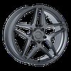 K15G ASTRO Wheel, Size: 19" x 9.50", Bolt Pattern: 5 x 120 mm, Backspace: 5.72" [Finish: Gunmetal] - image 2