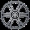 K16G NEO Wheel, Size: 18" x 9.50", Bolt Pattern: 5 x 120 mm, Backspace: 6.12" [Finish: Gunmetal] - image 2