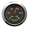 G5 Air/Fuel Gauge Only Silver Bezel, Black Face - image 1