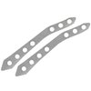 Rock Defense Front Frame Reinforcement Kit 1986-1995 Toyota Pickup, 1986-1995 Toyota 4Runner - Raw Finish - image 2
