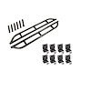 Rock Slider and Mount Kit Universal 67" Length - image 1
