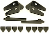 Creeper Axle Ball Gussets 1979-1985 Toyota Pickup, 1984-1985 Toyota 4Runner - image 1