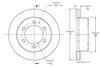140238-1 Replacement Rear Disc Brake Rotor for Toyota Disc Brake Kits, 6 x 5.5 in. - image 2
