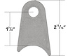Offset Weld On Coped Tabs 1/2" hole - image 1