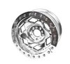17 Aluminum Beadloclk Wheel 5 on 4.50 w 3.75 BS Clear Satin Segmented Ring - image 2