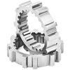 Longfield Chromoly Outer Hub Gear Pair - image 2