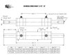 Double Ended Hydraulic Ram 2.5" x 10" Stroke - image 4