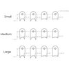 Universal Link Tab 1.5" OD Medium Tab - image 2