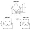 Roll Cage Base Plate 4-Bolt - image 2